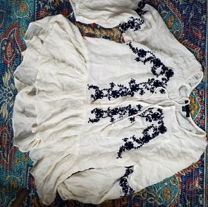 American eagle white boho top brand new